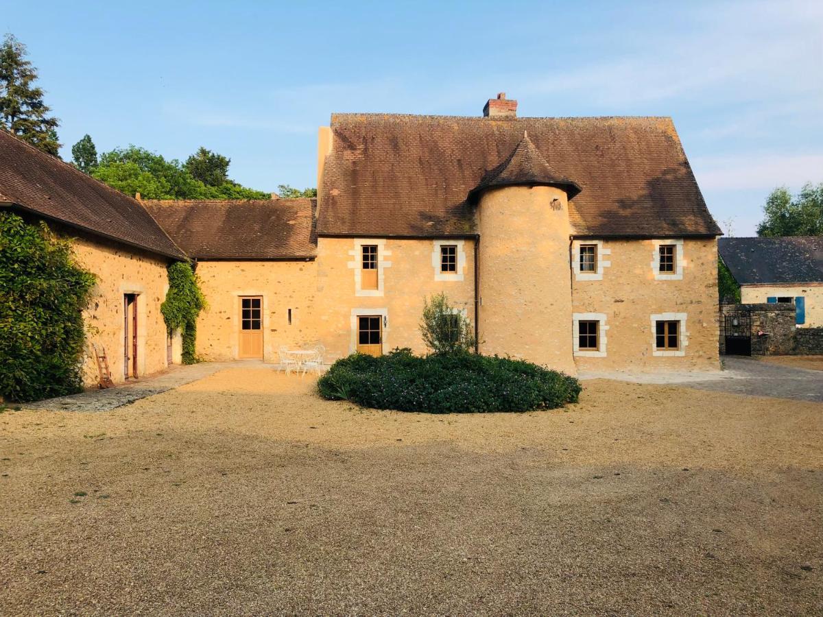 Bed and Breakfast Manoir De La Basse-Cour Asnieres-sur-Vegre Экстерьер фото